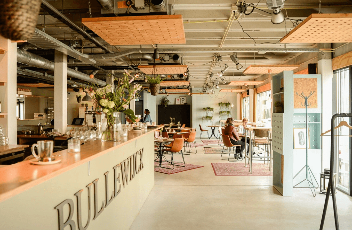 Interieur van horeca in de buurt van The Juliet